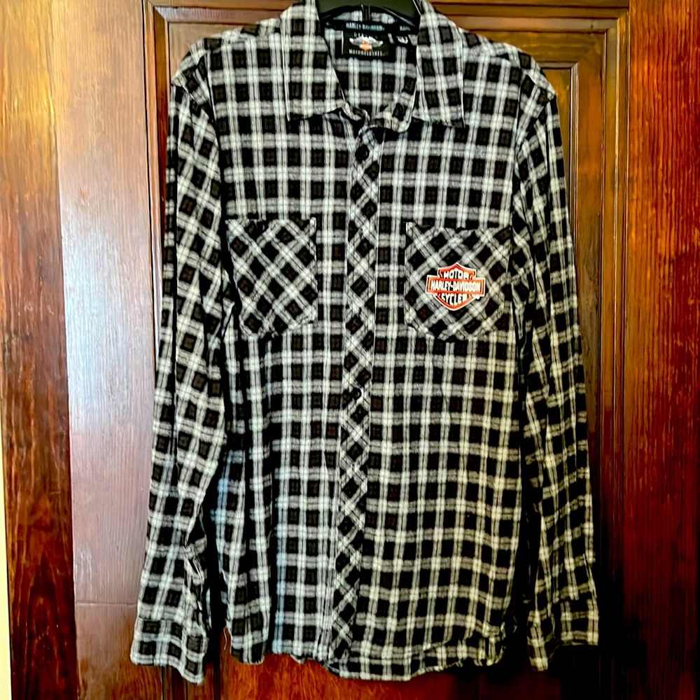 Harley Davidson flannel shirt